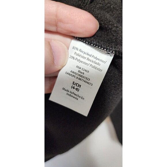 ATHLETIC Works Womens Polar Fleece Jacket Black Fleece Full Zip Pockets Size S - Picture 5 of 11